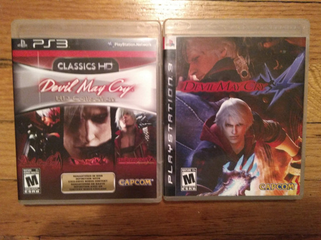 Devil May Cry 1, 2, 3 et 4 pour PlayStation3 dans Sony PlayStation 3  à Ville de Montréal