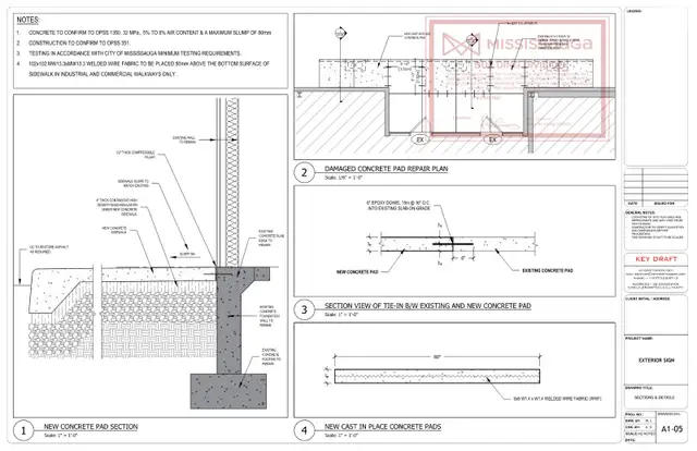 Building Permit Drawings | P.Eng Structural | Legal Basement | M in Other in Mississauga / Peel Region - Image 11