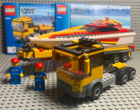 Used LEGO 4643 Power Boat Transporter (City).