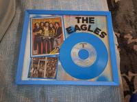 Eagles Art picture with original vinyl record