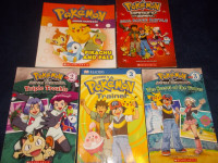 5 Pokemon books-Early Readers