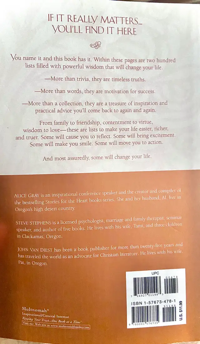 Lists to Live By: The First Collection Books62864361406721121