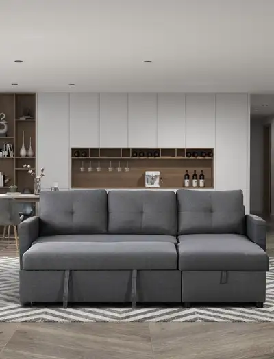 Stylish Double Sofa Bed – Same Day Delivery Available!, View more