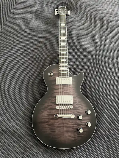 Gibson Mark Morton Signature Les Paul Modern Quilt Trans Ebony, View more