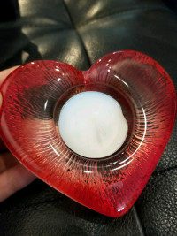 Maleras Crystal Heart Votive Red - Ludvig Lofgren