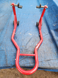 Motorcycle Rear Racing Stand With Paddles For Under The Swingarm