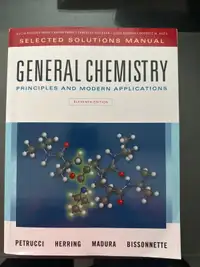 Selected Solutions Manual for General Chemistry 