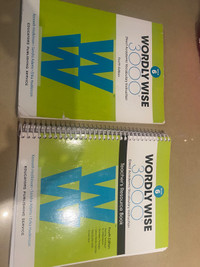 Wordly Wise 3000 book 6 student manual (used) & teacher manual