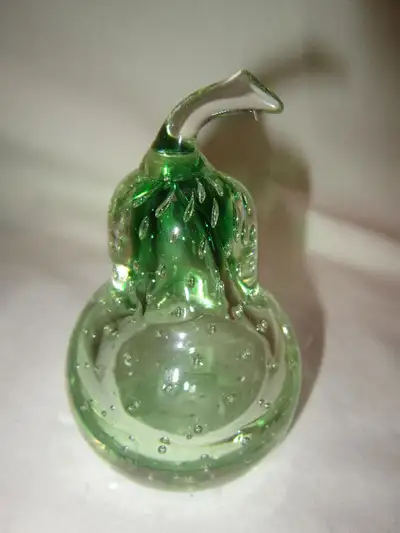 Lovely Art Glass - Pear Paperweight B8, View more