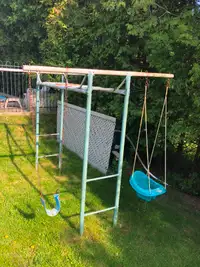 Free Kids Monkey Bars Playground Swing Set