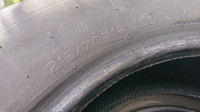 215/70 R16 Uniroyal Tiger Paw all season tires 