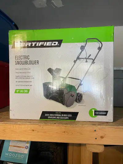 Brand New Electric Snow Blower , View more