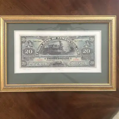 Union Bank of Newfoundland bill - large reproduction , View more