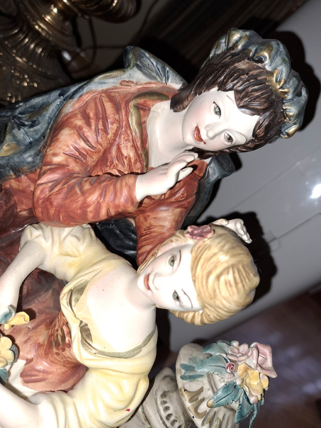 Large Porcelain Capodimonte Figurine in Arts & Collectibles in Woodstock - Image 3