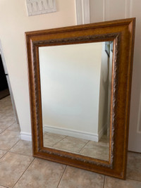 Large bevelled mirror