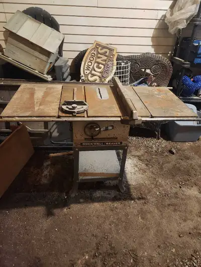 Rockwell/beaver table saw , View more
