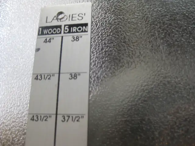 GOLF CLUB LENGTH FITTING RULE in Golf in Ottawa - Image 2