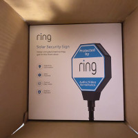 ring Solar Security Sign