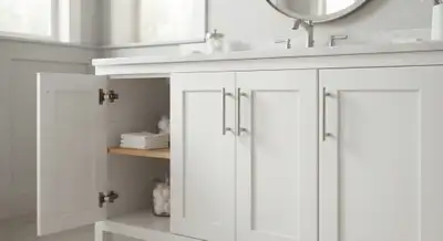 White Shaker Bathroom Vanity Doors, View more