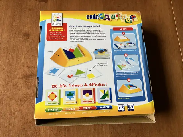 Smart Games Code Couleur (Colour Code)  Game, Complete in Toys & Games in City of Montréal - Image 6
