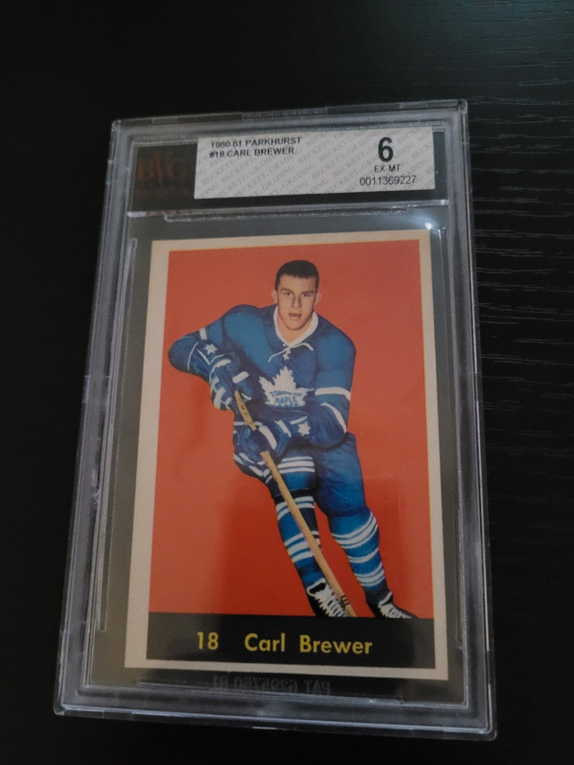 1960-61 #18 Carl Brewer  in Arts & Collectibles in St. Catharines