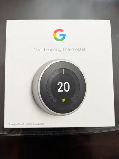 Google Nest 3rd Gen learning thermostat, View more