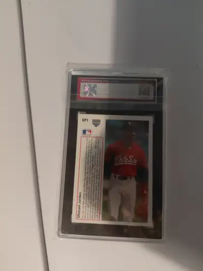 Micheal Jordan baseball card, View more