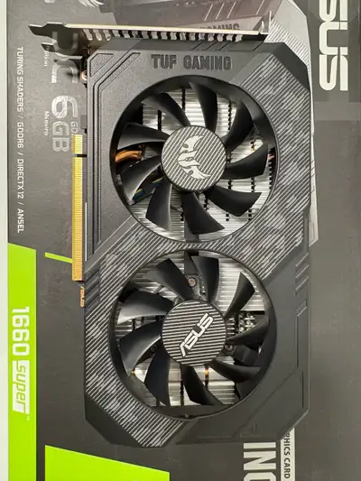 Very clean 1660 super graphics card, no issues at all! Tested and ready to go. Selling since I’ve up...