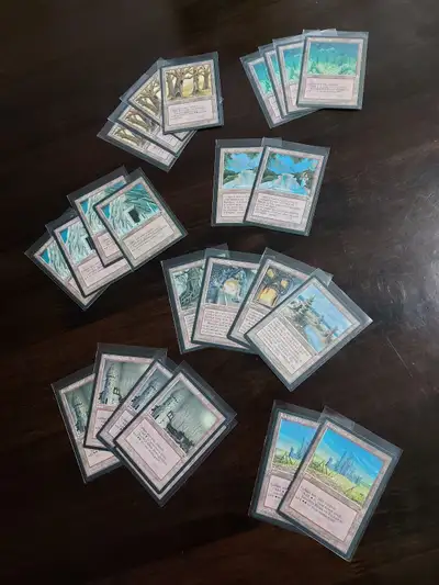 25 Magic The Gathering Rare & Uncommon Land, View more