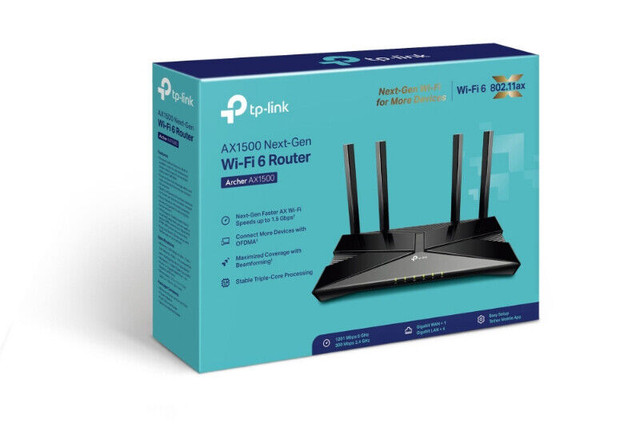 New TP-Link Archer AX10 Wireless AX1500 Dual-Band Router in Networking in Mississauga / Peel Region - Image 3