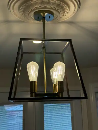 Home Decorators Collection 4-Light Retro Pendant, View more