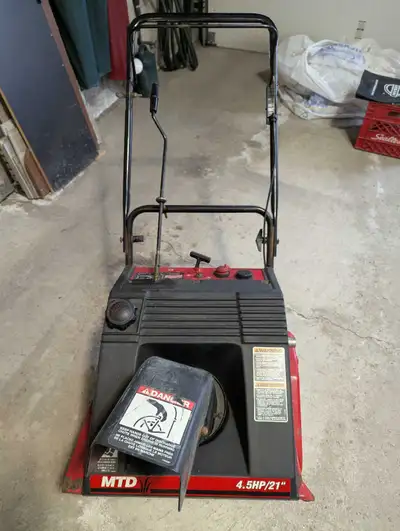 MTD SNOW BLOWER, View more