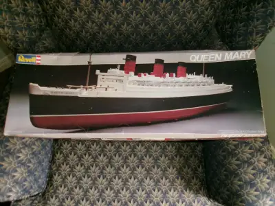 Revell 1982 kit Queen Mary, View more