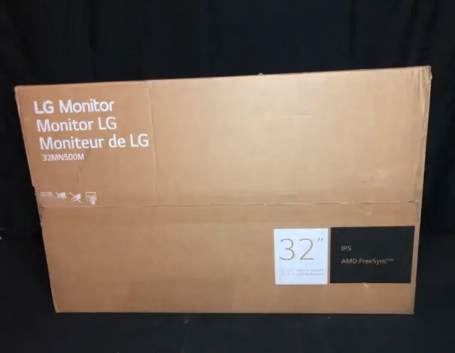 LG 32MN500M-B 32" AMD FreeSync IPS Monitor 75Hz, Black in Monitors in City of Montréal - Image 10