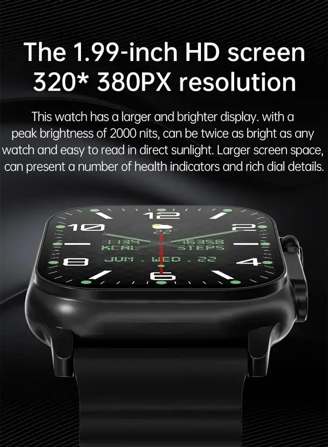 Brand New T900 Ultra 2 AMOLED Smart Watch (1/$30, 2/$50, 3/$60) in Jewellery & Watches in Calgary - Image 9