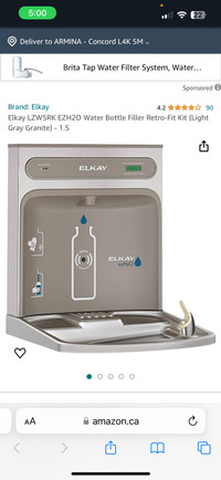 Elkay LZWSRK EZH2O Water Bottle Filler Retro-Fit Kit 