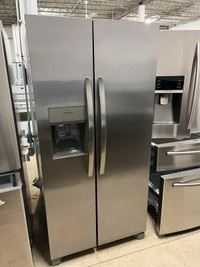Only used 2 months  Frigidaire stainless 33” fridge 