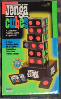 JENGA CUBES Stacking Game Irwin Toys COMPLETE