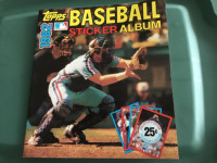 1982TOPPS baseball sticker album full set of 260 stickers