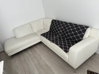 Structube Leather sofa - sectional 