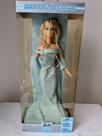 Vintage Barbie doll collectible March Aquamarine