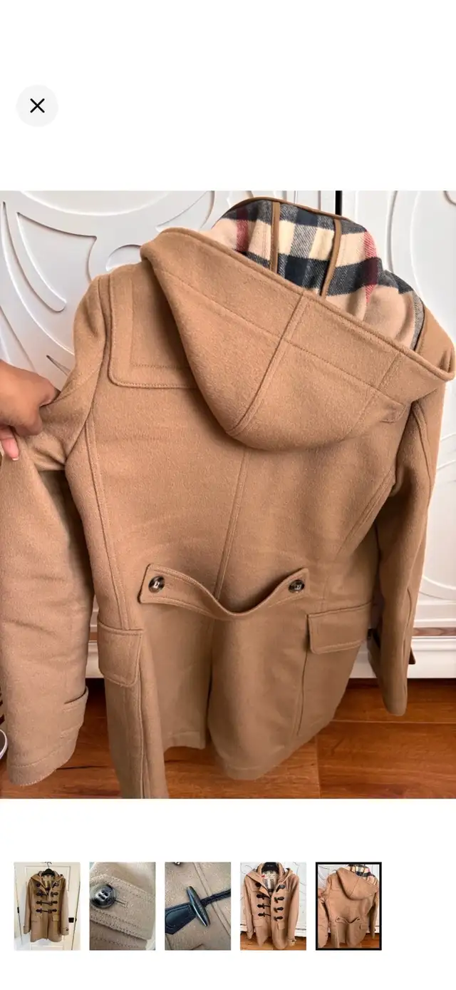 burberry duffel coat in Women's - Tops & Outerwear in Mississauga / Peel Region - Image 5