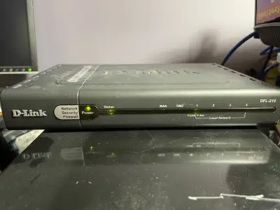 D-Link DFL-210 NetDefend VPN Firewall Tested Working, View more