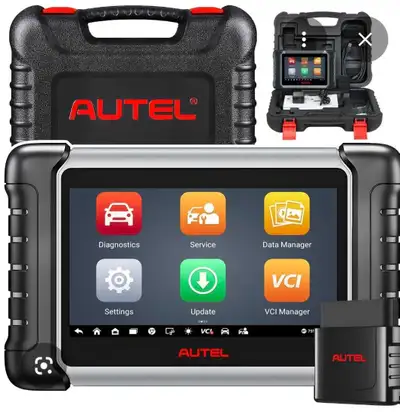 Autel automotive scanner with blue tooth or wired connection. Only used twice - like new. I paid $75...