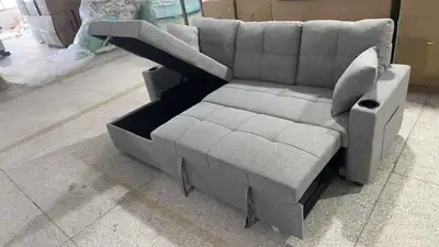 Canapé 3place en L+ Lit, View more