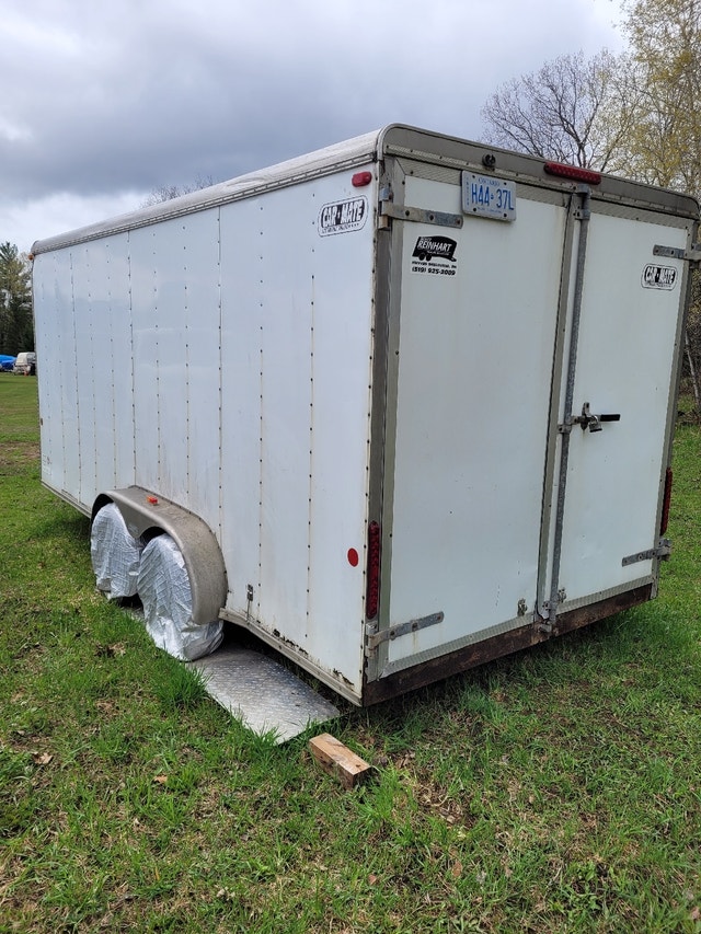 Enclosed trailer 18x7 needs some work on lower. Stand up high w Cargo & Utility Trailers