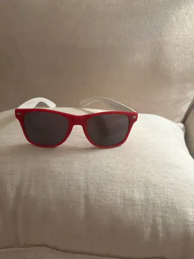Red and White Sunglasses, View more