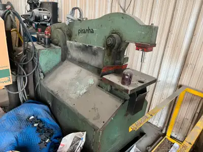 PIRANHA P-90 90 Ton Hydraulic Ironworker, View more