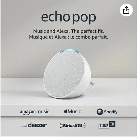 Amazon Echo Pop (Charcoal or Chalk) - Brand new in sealed box in General Electronics in Kingston - Image 5