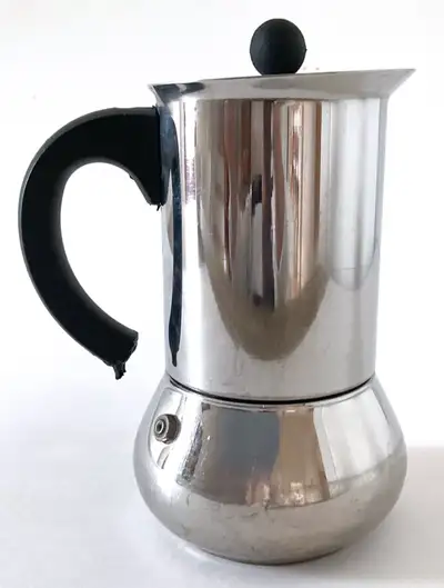 LIRE JUSQU'À LA FIN DU TEXTE. Vintage Collection. Cafetière expresso italienne en stainless. Dimensi...